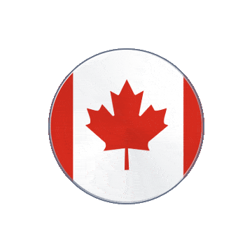 Canada Vinyl Spin animated flag GIF