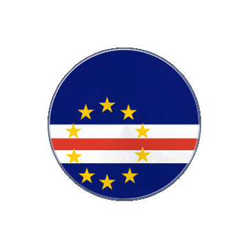 Cape Verde Vinyl Spin animated flag GIF
