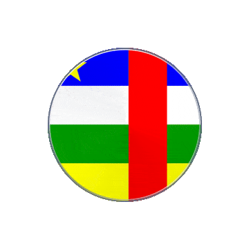 Central African Republic Vinyl Spin animated flag GIF