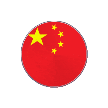 China Vinyl Spin animated flag GIF