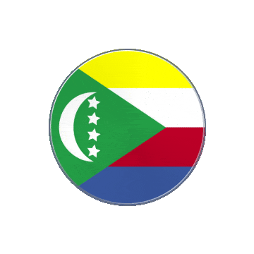 Comoros Vinyl Spin animated flag GIF