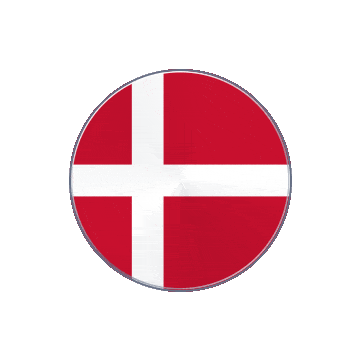 Denmark Vinyl Spin animated flag GIF