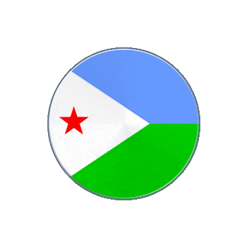 Djibouti Vinyl Spin animated flag GIF