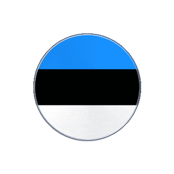 Estonia Vinyl Spin animated flag GIF