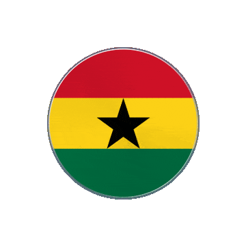 Ghana Vinyl Spin animated flag GIF