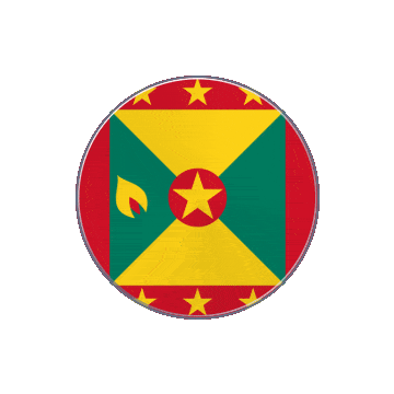 Grenada Vinyl Spin animated flag GIF