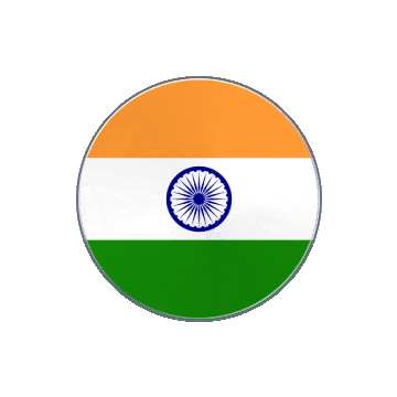 India Vinyl Spin animated flag GIF