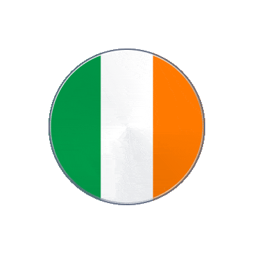 Ireland Vinyl Spin animated flag GIF