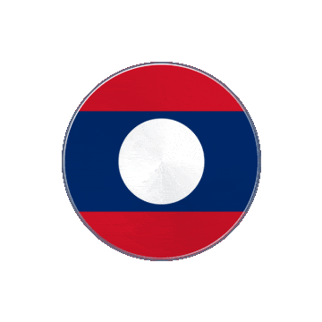Laos Vinyl Spin animated flag GIF
