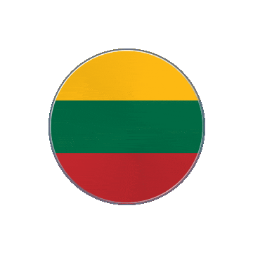 Lithuania Vinyl Spin animated flag GIF