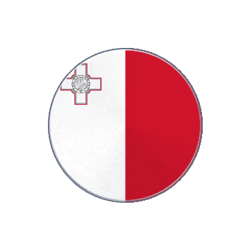Malta Vinyl Spin animated flag GIF