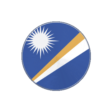 Marshall Islands Vinyl Spin animated flag GIF