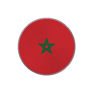 Morocco Vinyl Spin animated flag GIF