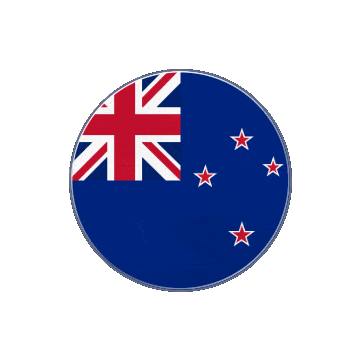 New Zealand Vinyl Spin animated flag GIF