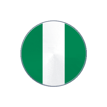 Nigeria Vinyl Spin animated flag GIF