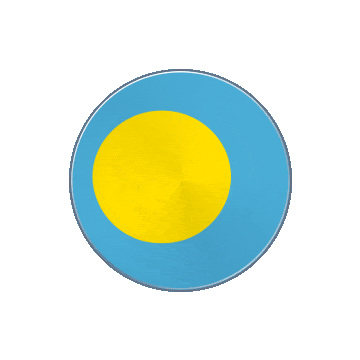 Palau Vinyl Spin animated flag GIF
