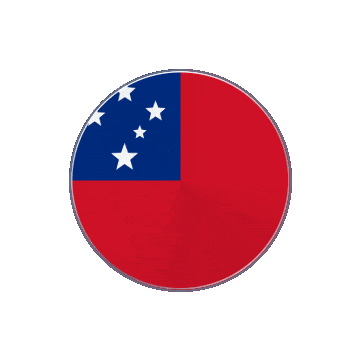 Samoa Vinyl Spin animated flag GIF