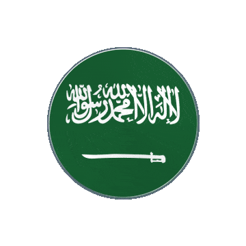 Saudi Arabia Vinyl Spin animated flag GIF