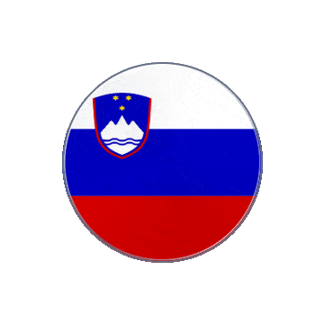 Slovenia Vinyl Spin animated flag GIF