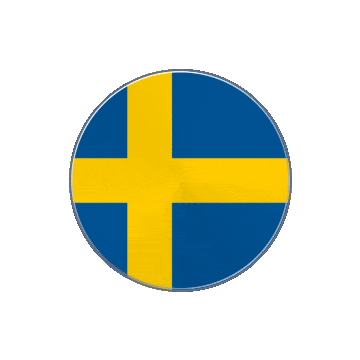 Sweden Vinyl Spin animated flag GIF