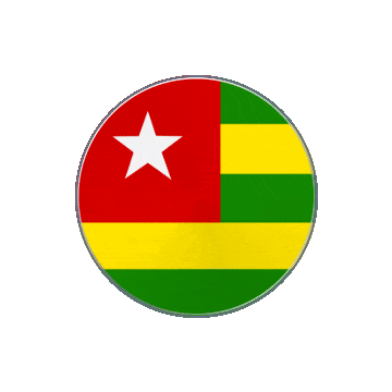Togo Vinyl Spin animated flag GIF