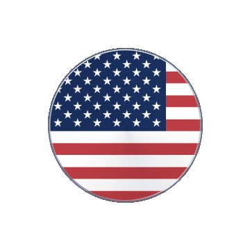 Vinyl Spin US flag GIF