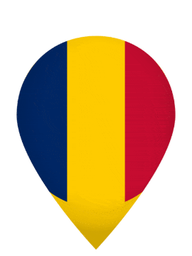 Chad Drop Pin Bounce animated flag GIF
