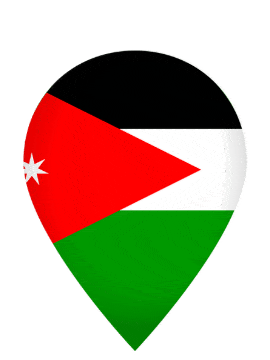 Jordan Drop Pin Bounce animated flag GIF
