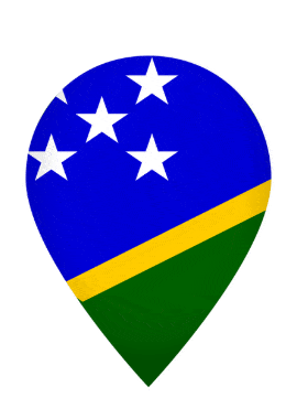 Solomon Islands Drop Pin Bounce animated flag GIF