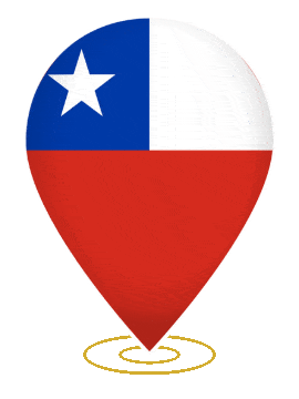 Chile Drop Pin Heartbeat animated flag GIF