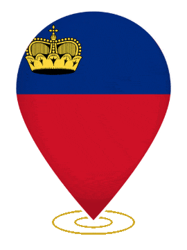 Liechtenstein Drop Pin Heartbeat animated flag GIF