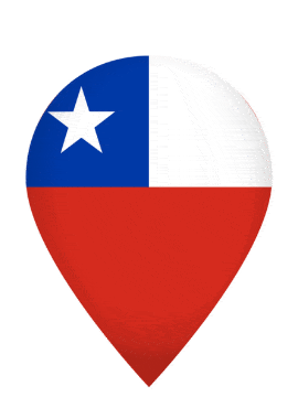 Chile Drop Pin Pulse animated flag GIF