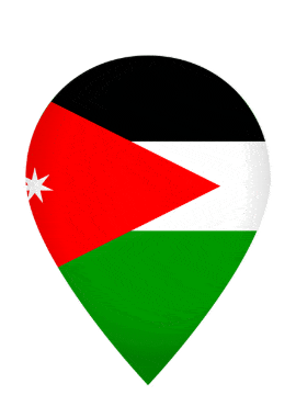 Jordan Drop Pin Pulse animated flag GIF