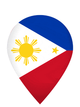 Philippines Drop Pin Pulse animated flag GIF