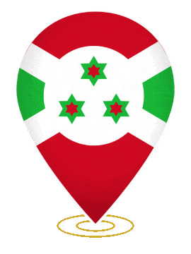 Burundi Drop Pin Ring animated flag GIF