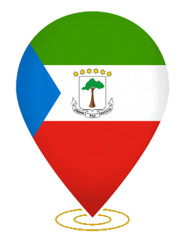 Equatorial Guinea Drop Pin Ring animated flag GIF