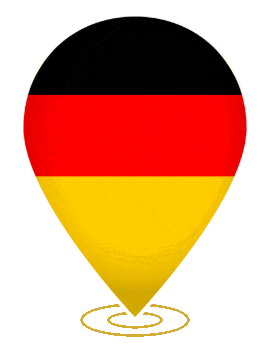 Germany Drop Pin Ring animated flag GIF