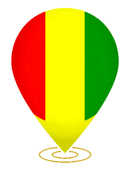 Guinea Drop Pin Ring animated flag GIF