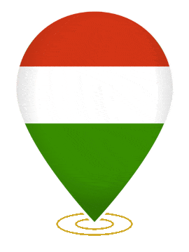 Hungary Drop Pin Ring animated flag GIF