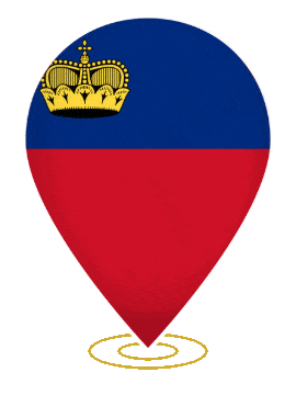 Liechtenstein Drop Pin Ring animated flag GIF
