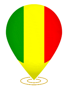 Mali Drop Pin Ring animated flag GIF