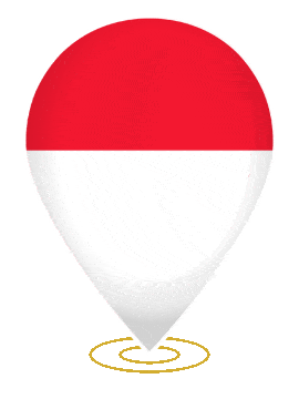 Monaco Drop Pin Ring animated flag GIF