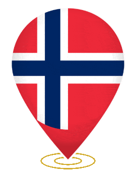 Norway Drop Pin Ring animated flag GIF