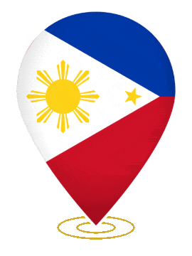 Philippines Drop Pin Ring animated flag GIF