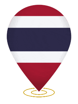 Thailand Drop Pin Ring animated flag GIF