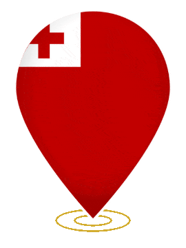 Tonga Drop Pin Ring animated flag GIF