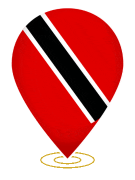 Trinidad And Tobago Drop Pin Ring animated flag GIF