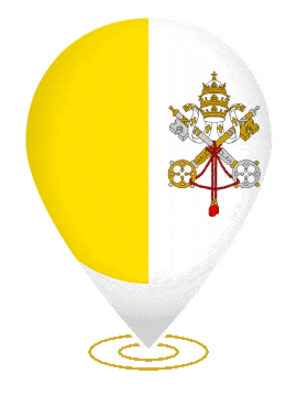Vatican City Drop Pin Ring animated flag GIF