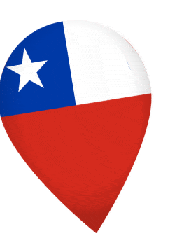 Chile Drop Pin Wobble animated flag GIF