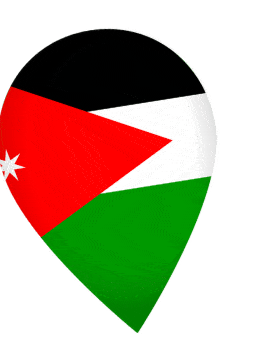 Jordan Drop Pin Wobble animated flag GIF